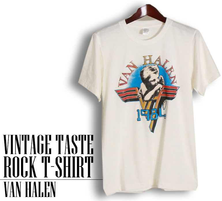 楽天市場】ヴィンテージ風 Van Halen Tシャツ ヴァンヘイレン ロックT