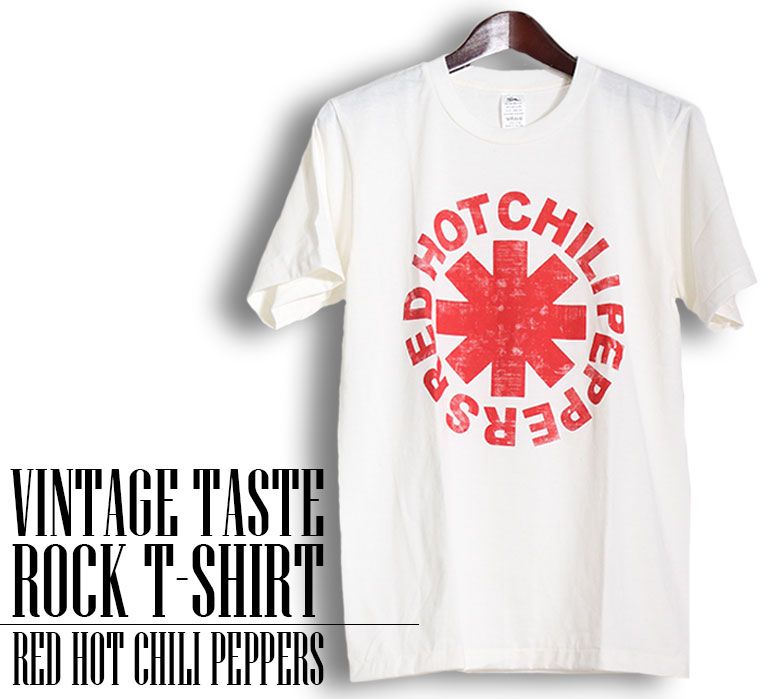 楽天市場】ヴィンテージ風 Red Hot Chili Peppers Tシャツ レッド