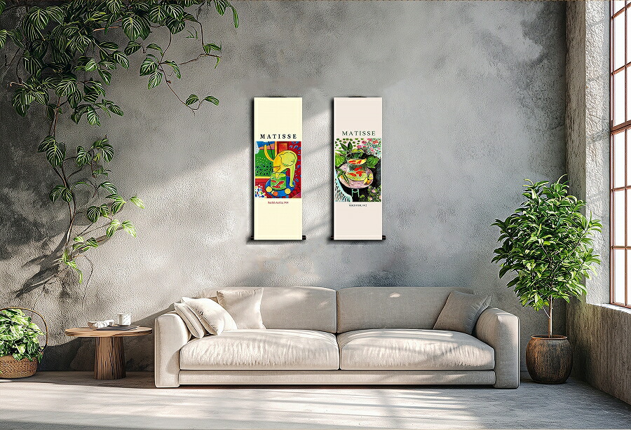 楽天市場】絵画 ミニ名画掛け軸 トリミングスタイル ドガ 「 The Star