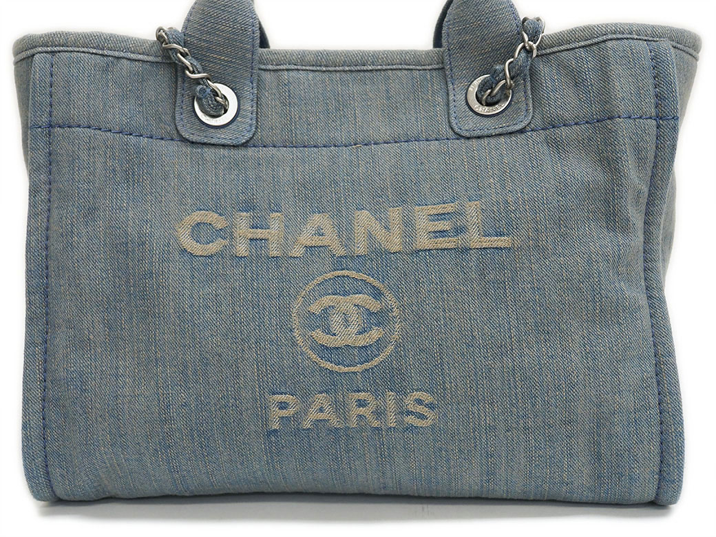 楽天市場】シャネル CHANEL バッグ デニム トートバッグ ドーヴィル
