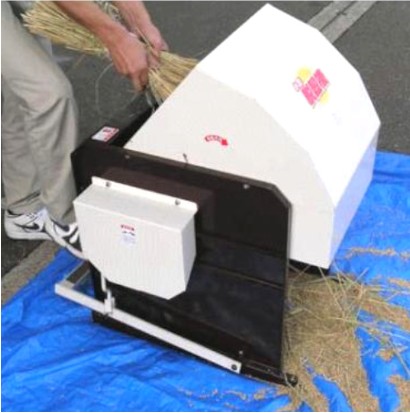 楽天市場】オギハラ 小型 脱穀機 MR-400BW ペダル式 (足踏み式）脱こく