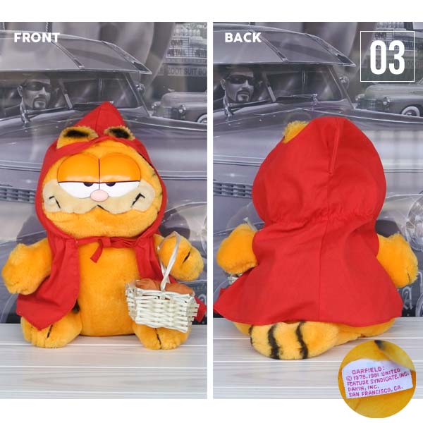 楽天市場】海外直輸入USED品 ガーフィールド ぬいぐるみ M 3種類