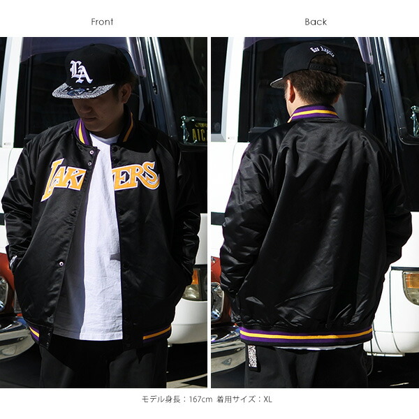 楽天市場】レイカーズ スタジャン メンズ ジャケット Mitchell & Ness