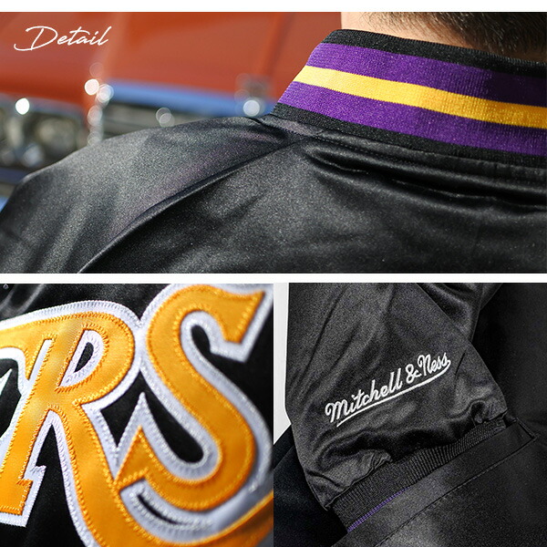 楽天市場】レイカーズ スタジャン メンズ ジャケット Mitchell & Ness