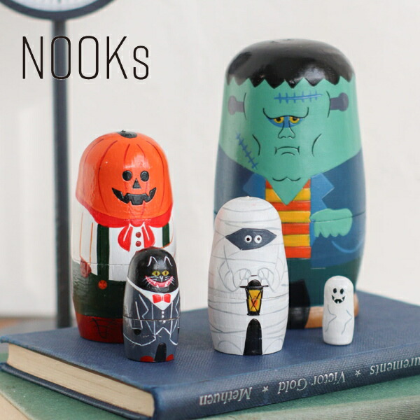 楽天市場】マトリョーシカ モンスター ハロウィン 人形 NOOKs ヌークス