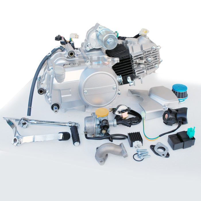 楽天市場】エンジン 本体 110cc ZONGSHEN セル キック 3速 バック