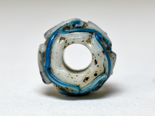 楽天市場】【2211】江戸とんぼ玉 2色波状紋の法隆寺玉4【とんぼ玉