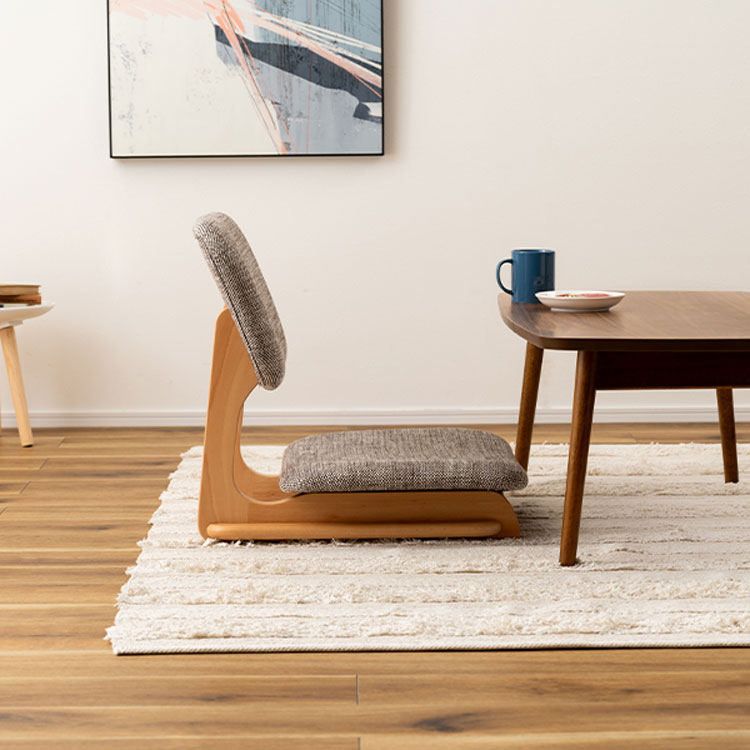 楽天市場】座椅子 コンパクト 背もたれ あぐら 和室 おしゃれ フロア