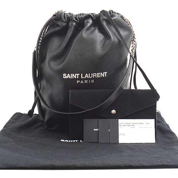 楽天市場】サンローラン バッグ レディース テディ バケット 巾着