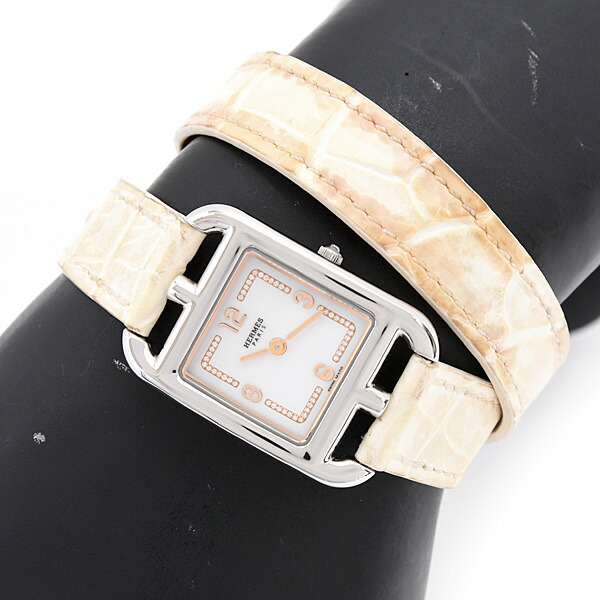 楽天市場】エルメス 腕時計 レディース ケープコッド ドゥブルトゥール