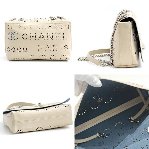 楽天市場】シャネル バッグ レディース パンチング ロゴ チェーン