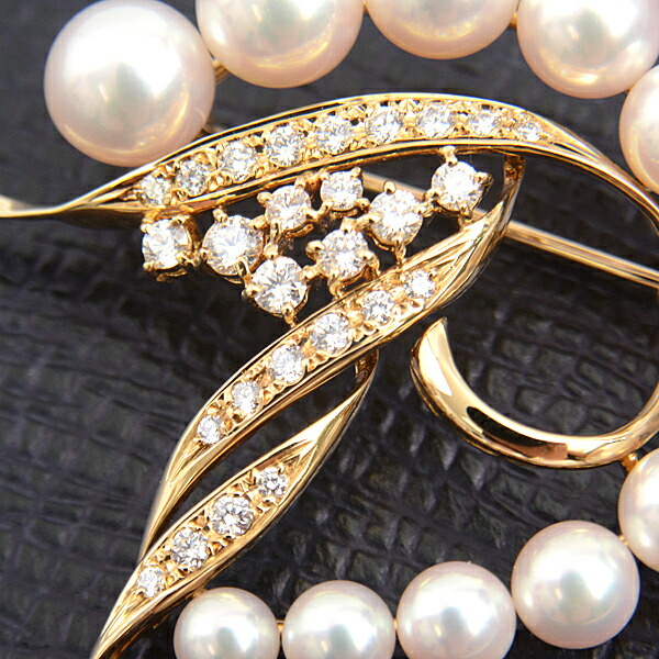 楽天市場】ミキモト ブローチ レディース パール×ダイヤモンド