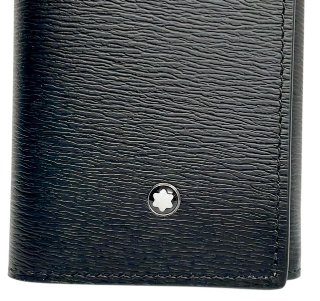 楽天市場】未使用 モンブラン ペンケース レザー ブラック 黒 2本挿し