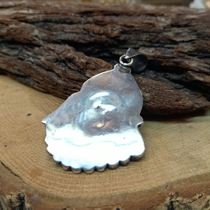 楽天市場】rym-24 スパイダーウェブ ターコイズペンダント 一点物