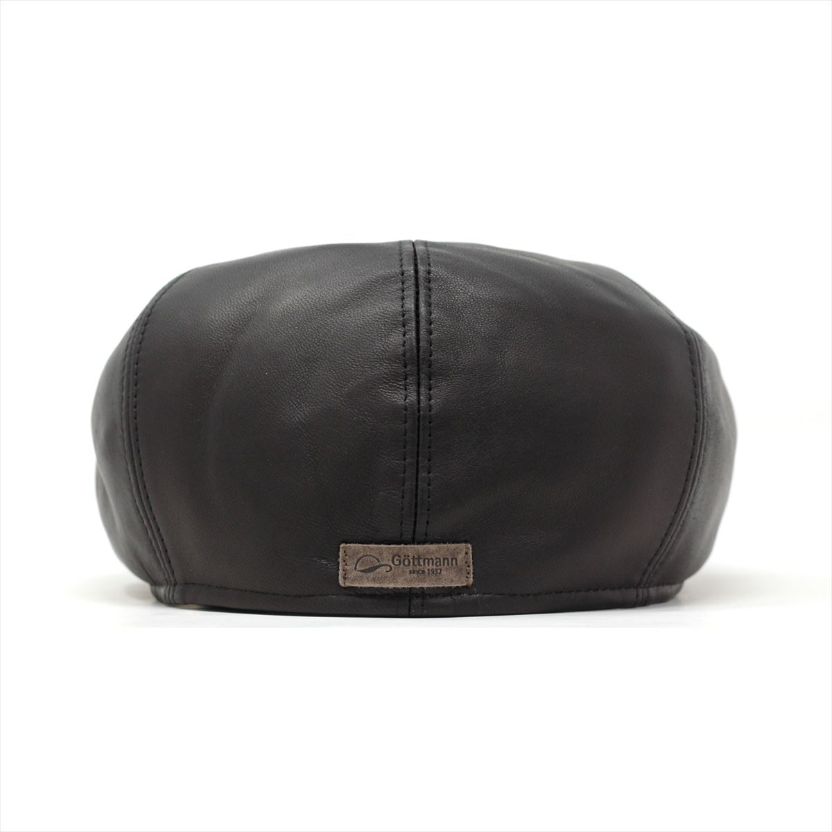 楽天市場】レザー キャスケット メンズ 黒 レザーハンチング ブラック