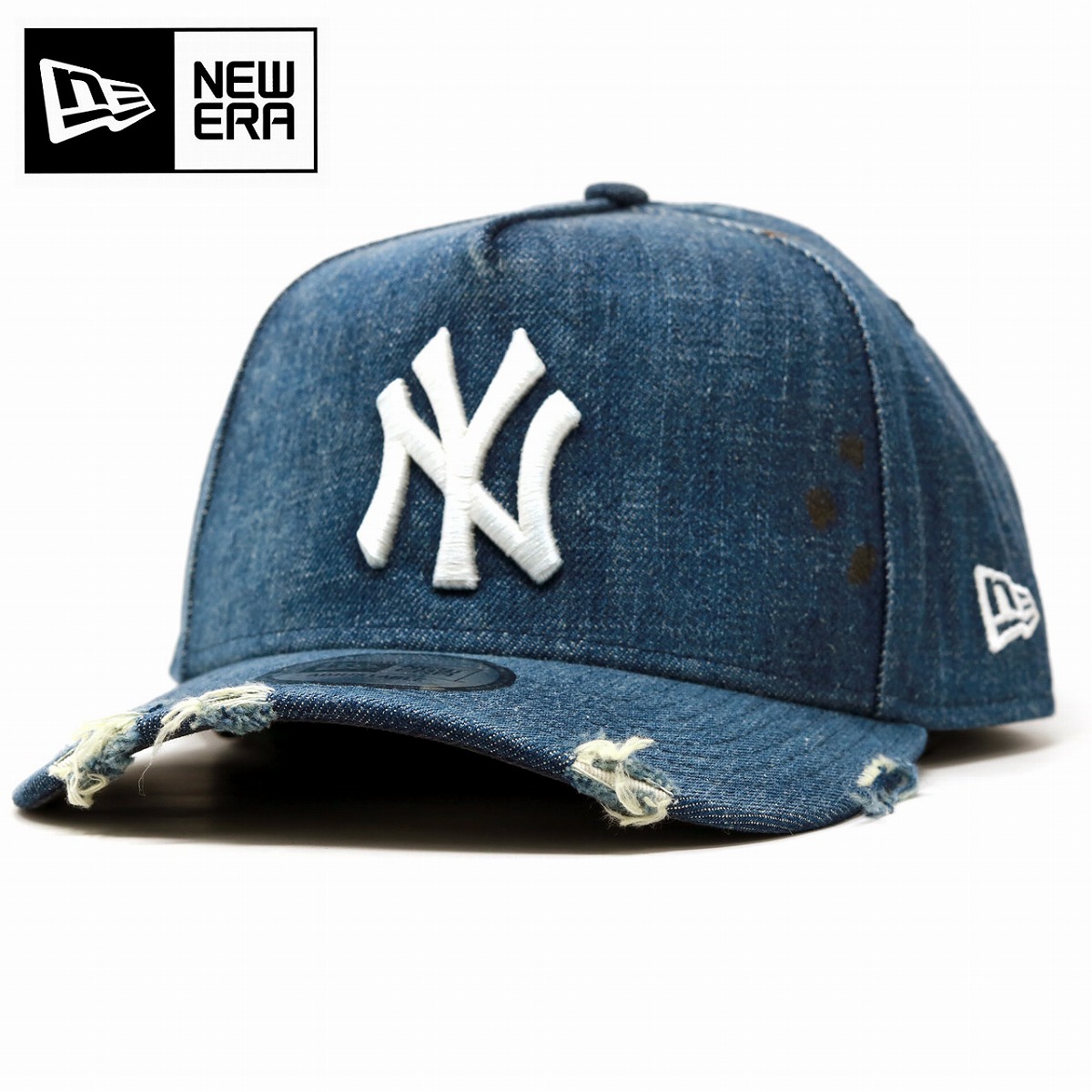 楽天市場】ニューエラ キャップ ダメージドデニム 9FORTY NEWERA