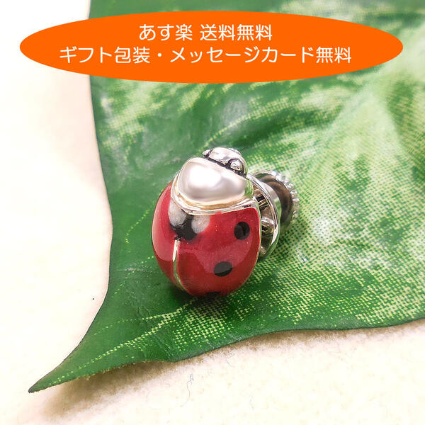 楽天市場】サツルノ ピンブローチ ラペルピン コッチネーラ てんとう虫