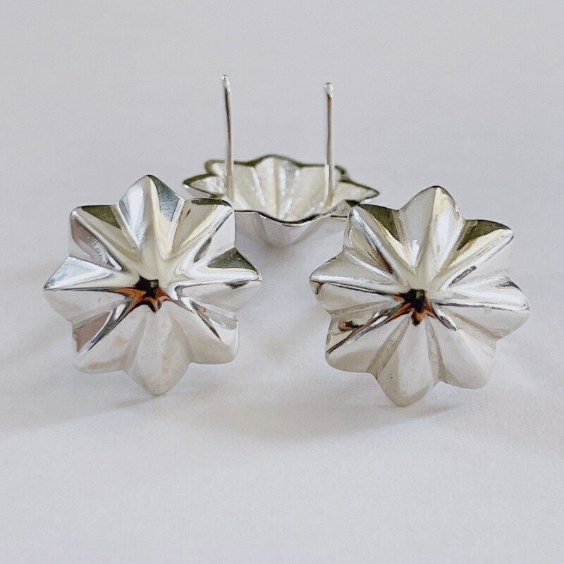 楽天市場】SVアポロビーズコンチョ ホシ 中 シルバーコンチョ 13mm