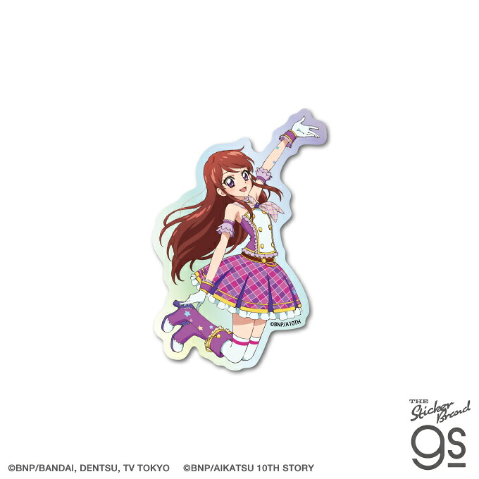 楽天市場】アイカツ！ ホログラムステッカー 紫吹 蘭 アイドル アニメ