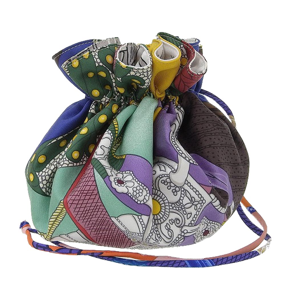 楽天市場】【中古】 エルメス プティアッシュ 巾着ポーチ ポーチ