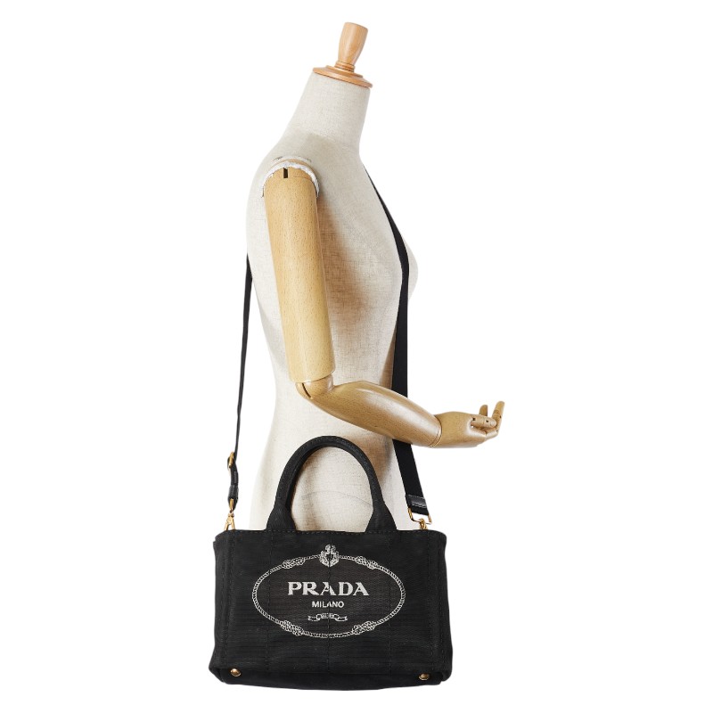 楽天市場】プラダ カナパ 三角ロゴプレート ハンドバッグ ショルダー