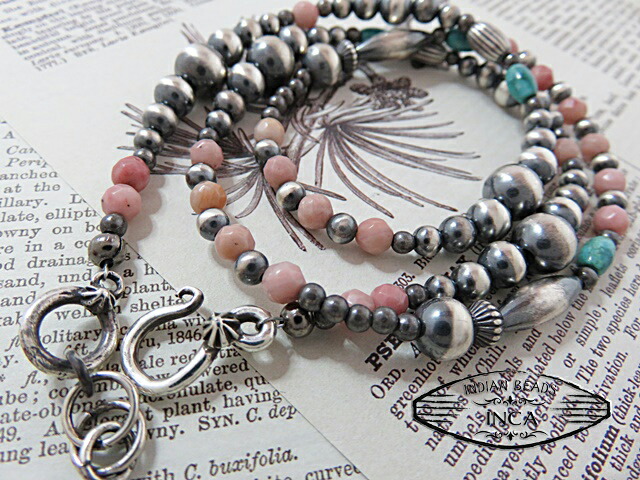 楽天市場】インディアンジュエリー インカローズ ターコイズ ビーズ