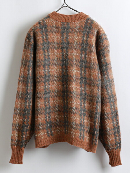 楽天市場】60's ☆ Puritan ピューリタン チェック 柄 Vネック モヘア