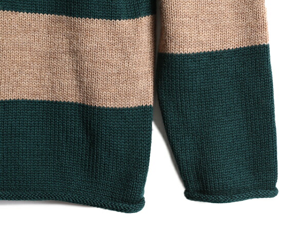 楽天市場】90s □ J CREW ワイド ボーダー ロールネック ウール ニット