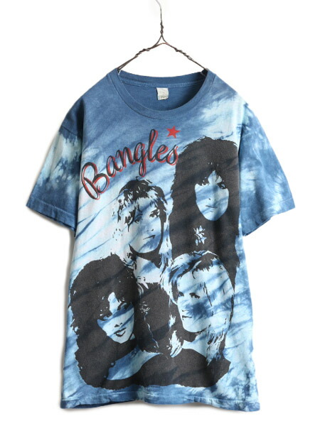 楽天市場】80s USA製 ☆ バングルス プリント タイダイ Tシャツ メンズ