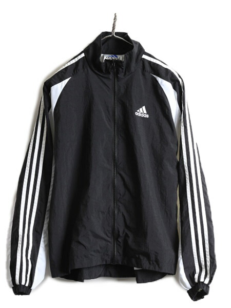 楽天市場】90s □ アディダス 3ライン ナイロン ジャケット ( メンズ S