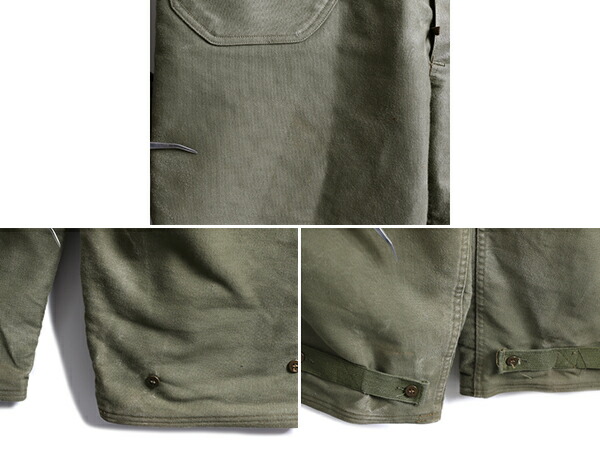 楽天市場】40s ☆ US NAVY 米軍実物 N-1 デッキ パンツ LARGE / 古着
