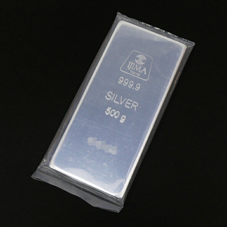 楽天市場】井嶋金銀工業 純銀 インゴット [桐箱付] 500g ingot