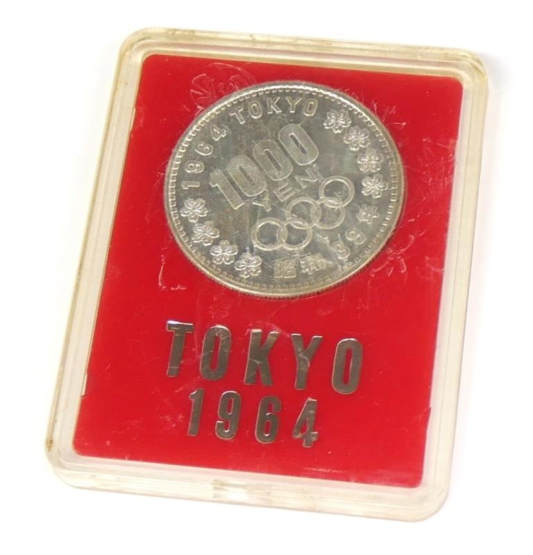 楽天市場】昭和39年 東京オリンピック 1000円銀貨 プラスチックケース