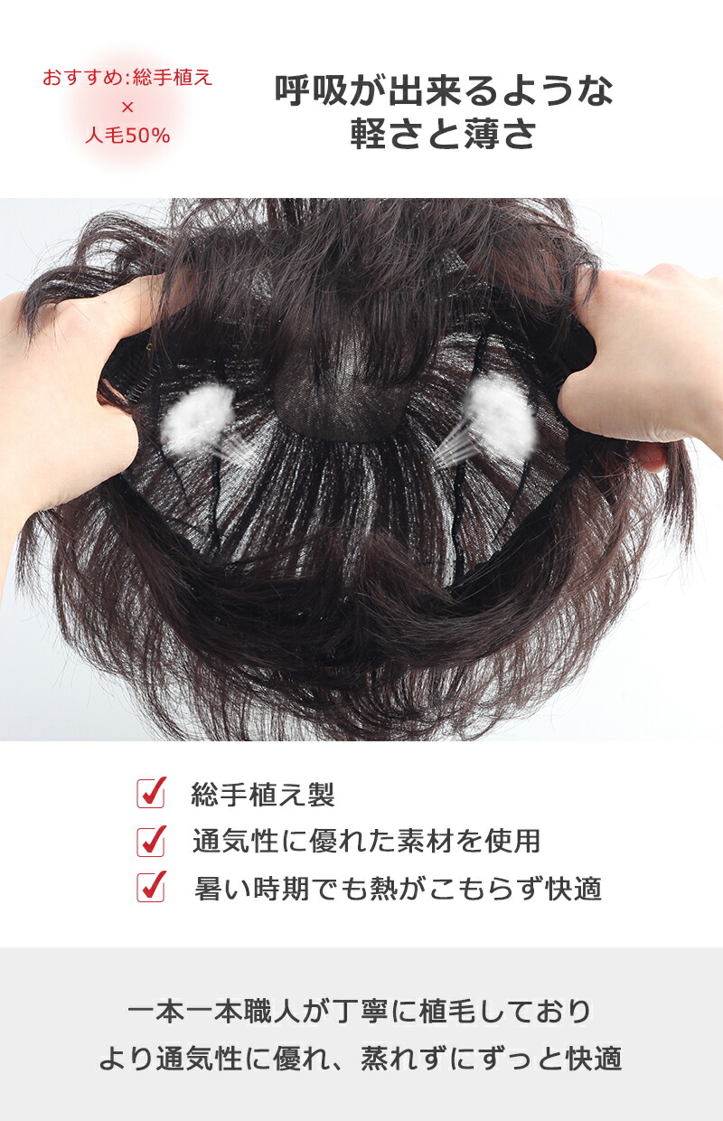 楽天市場】医療用ウィッグ 人毛 【全国試着・返品交換OK】JIS規格適合