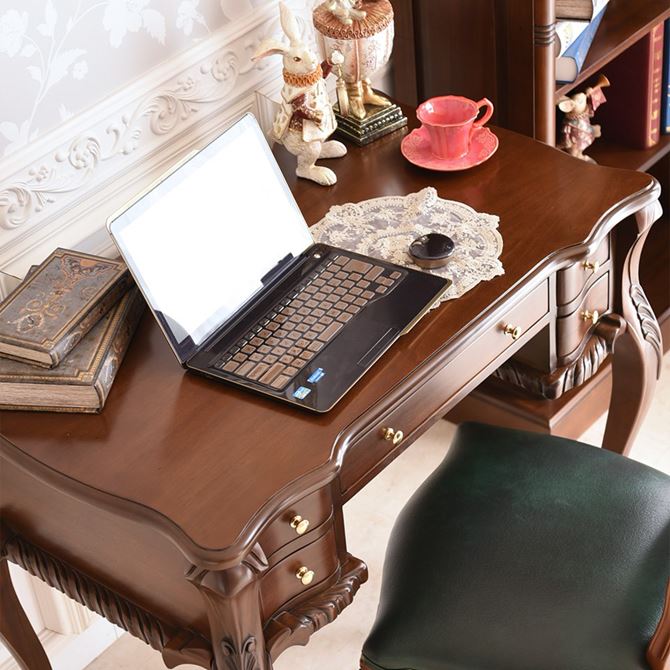 楽天市場】＼期間限定／【13,580円OFF！】 机 収納 アンティーク 調