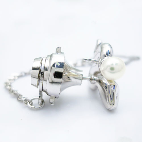 楽天市場】【MIKIMOTO ミキモト】美品 K18WG パール 4.6mm ピン