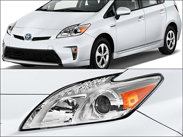 楽天市場】□プリウスZVW30後期□トヨタPRIUS純正USヘッドライト左右