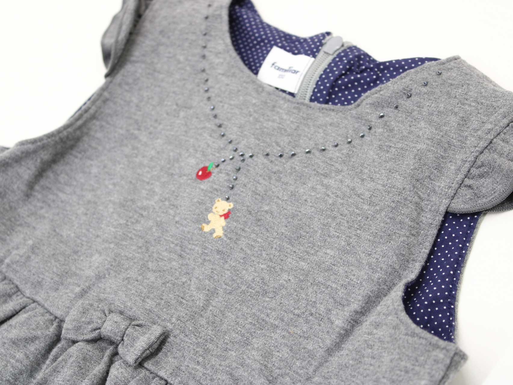 楽天市場】□ファミリア/familiar□100cm ジャンパースカート グレー