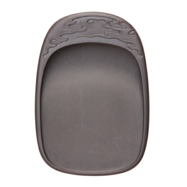 楽天市場】端渓硯 彫花楕円瑞雲硯 6吋 （155×110×20mm） : 書道用品