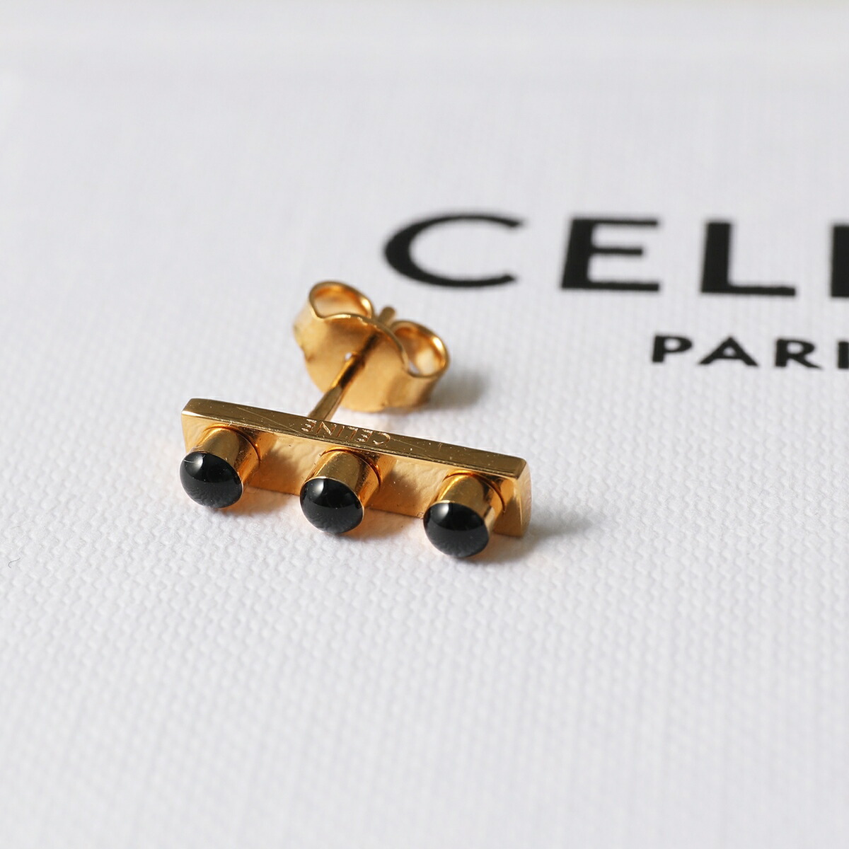 楽天市場】CELINE セリーヌ ピアス 46R076BRE.38NG レディース 片耳