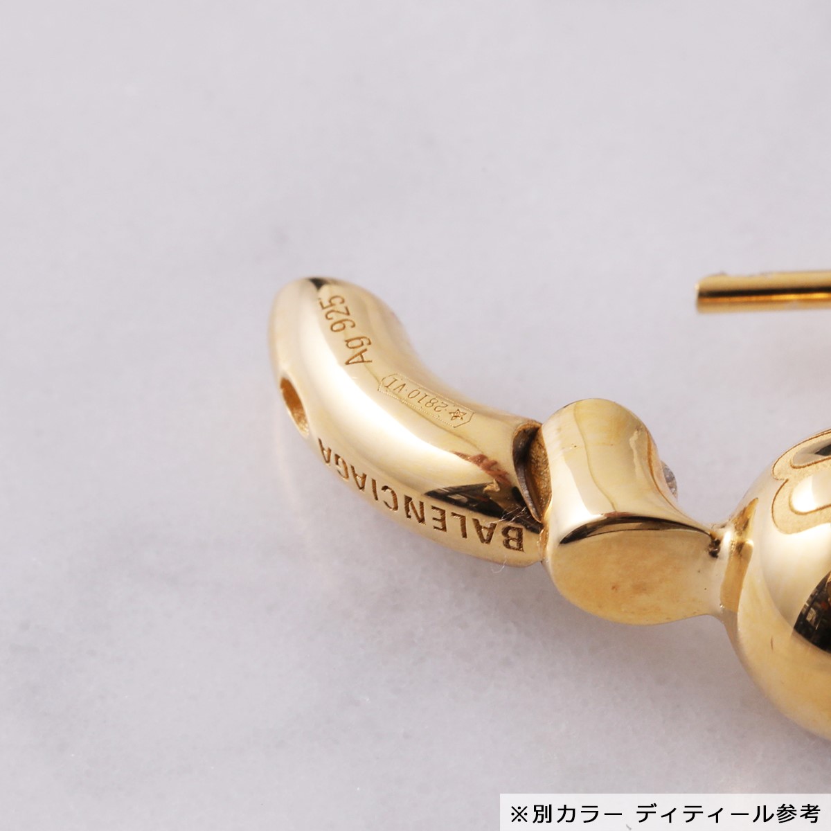 楽天市場】BALENCIAGA バレンシアガ ピアス CUT XS EARRING カットEX