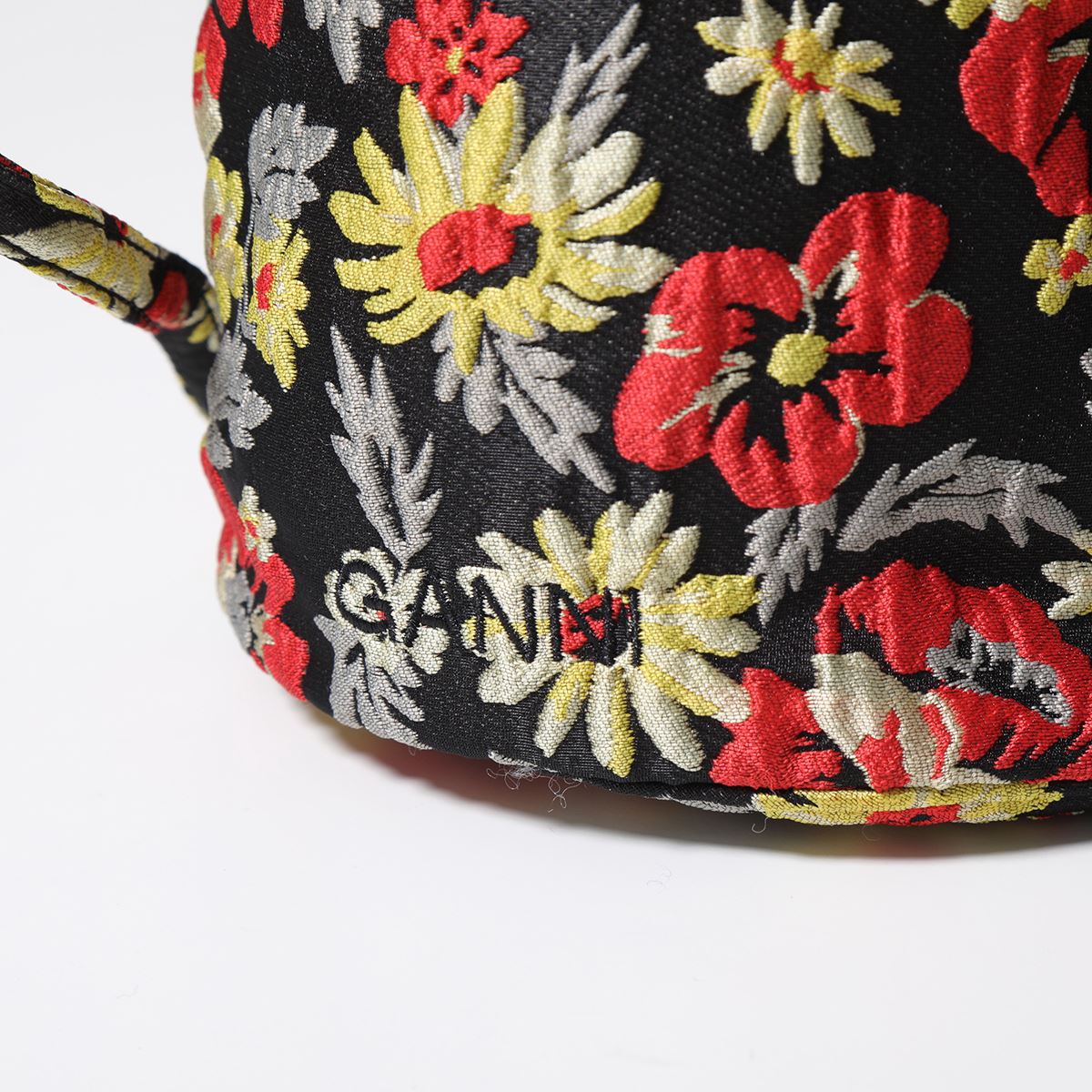 GANNI ガニー 花柄(ボタニカル)巾着バッグ GANNI ガニー 花柄