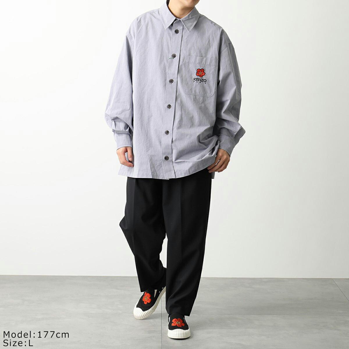 楽天市場】KENZO ケンゾー カジュアルシャツ BOKE FLOWER CREST