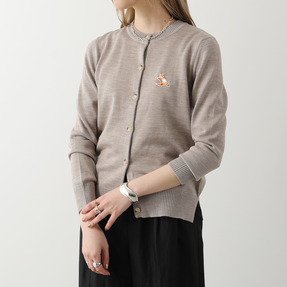 楽天市場】MAISON KITSUNE メゾンキツネ カーディガン CHILLAX FOX