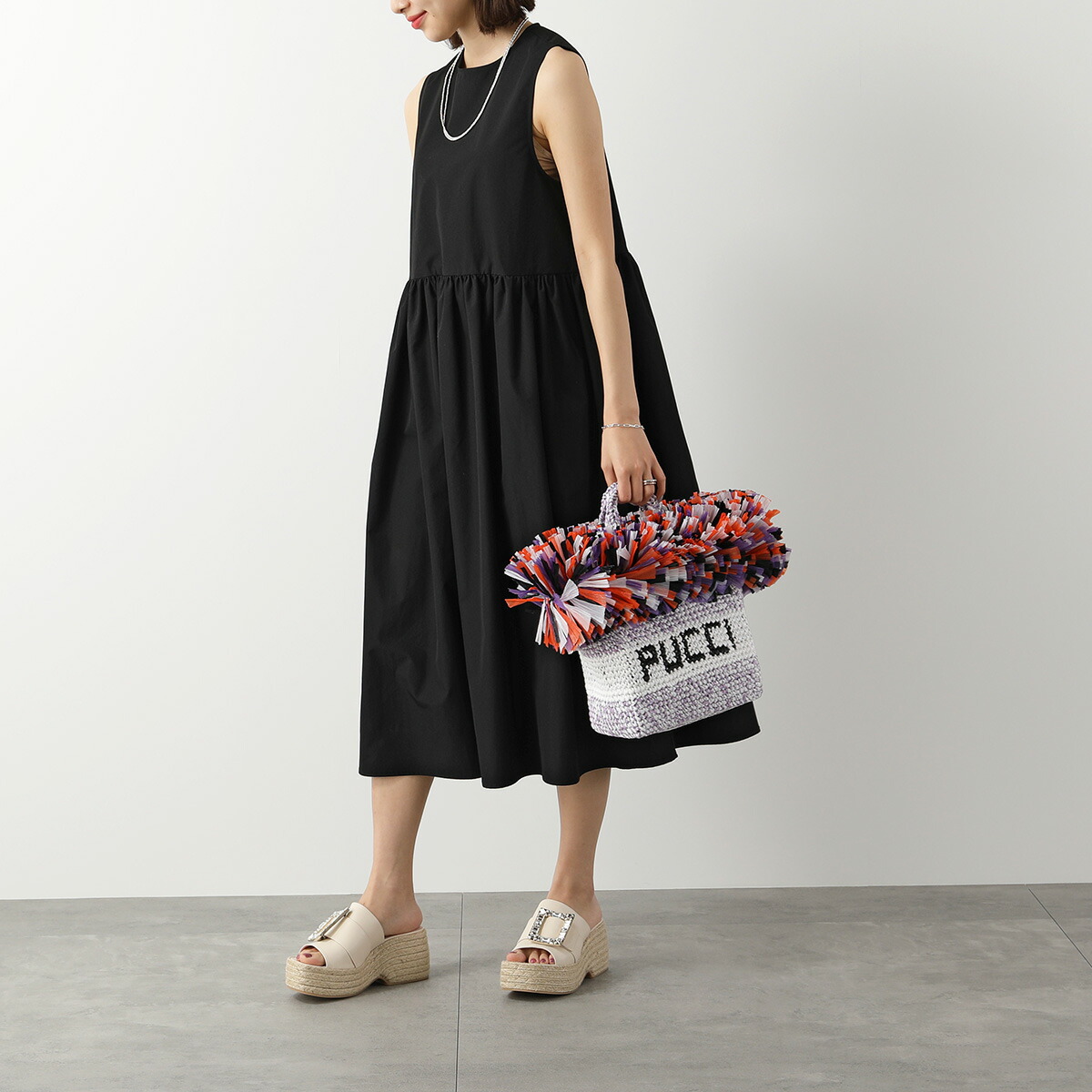 楽天市場】EMILIO PUCCI エミリオプッチ かごバッグ TOTE BAG SMALL