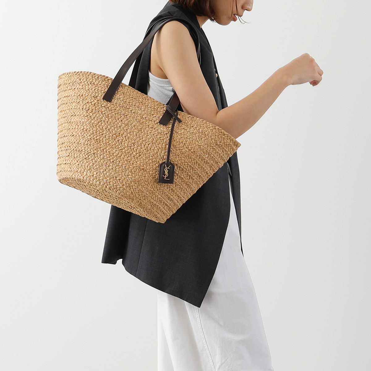 楽天市場】SAINT LAURENT サンローラン かごバッグ パニエ 693242