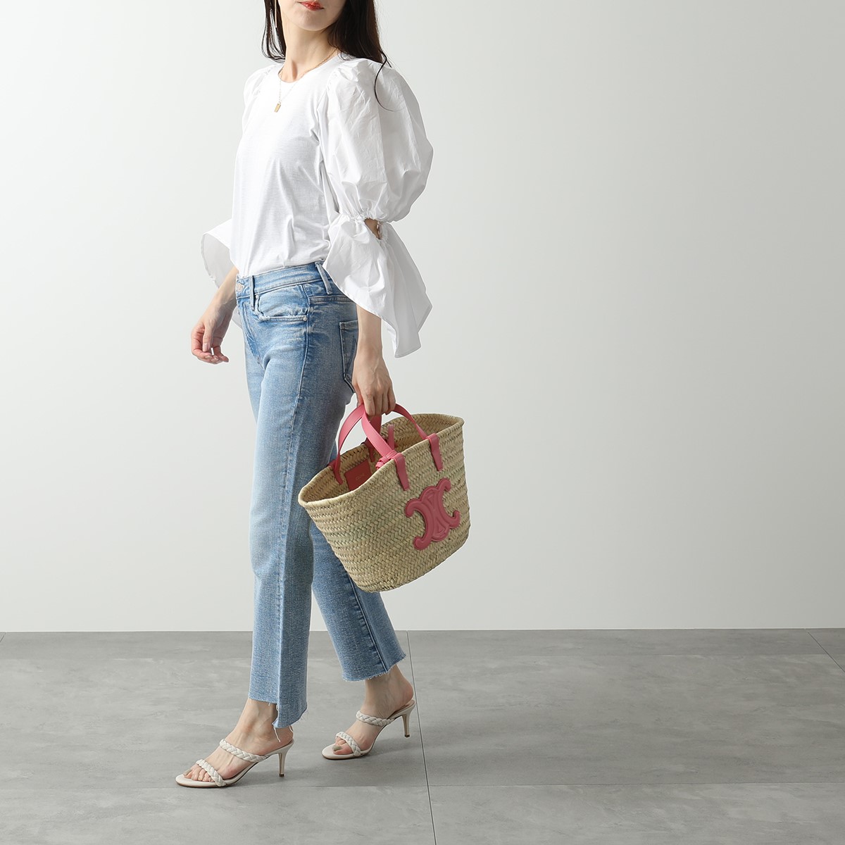 楽天市場】CELINE セリーヌ かごバッグ Teen Triomphe ティーン