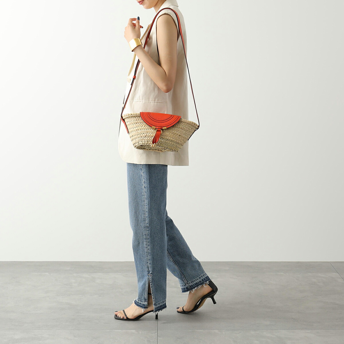 楽天市場】Chloe クロエ かごバッグ MARCIE マーシー CHC22SS729G58