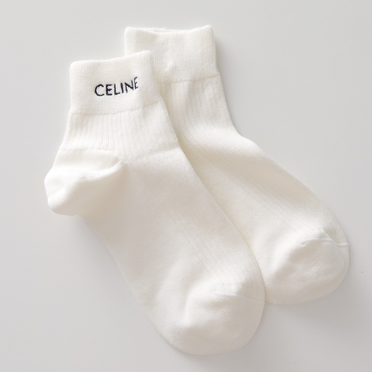 楽天市場】CELINE セリーヌ ソックス 2A39O961M.11PY レディース ロゴ