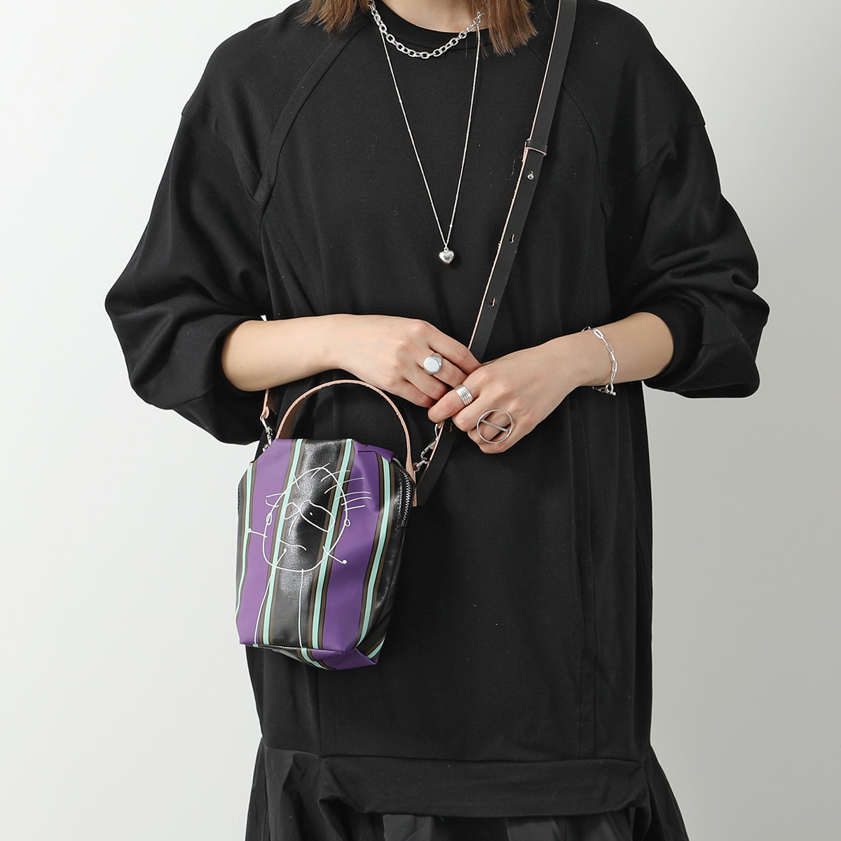 楽天市場】PLAN C プランシー ショルダーバッグ VERTICAL PILI PRINTED